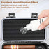 Flauno Travel Cigar Humidor Case - Portable Cigar Box with Humidifier Disc & Cigar Cutter | Waterproof | Airtight | Durable (Holds up to 10 Cigars...