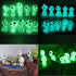Fairy Garden Accessories Tree Elves Easter Egg Fillers Glow in Dark Basket Stuffers Garden Alien Decor Miniature for Micro Landscape Outdoor Statu...