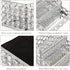 Hipiwe Crystal Business Card Holder 3 Tier Bling Name Cards Office Desk Desktop Table Top Organizer Luxury Mirrored Business Card Display Stand, F...