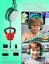 Kids Headphones,Dinosaurs Wired Headsets for Boys&Girls,Built-in Mic&On/Over Ear HD Stereo for Online Study/School/Tablet with Nylon Cable (Green)...