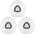3 Pack Mop Head Replacement Compatible with Ocedar Mop Refills EasyWring Spin Mop Refills Microfiber Mop Replacement Head...