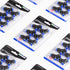 TAILONZ PNEUMATIC Blue 10MM Tube OD x 6MM Tube OD x 10MM Tube OD Tee Plastic Push to Connect Fittings 3 Ways Tube Connect Push Fit Push Lock PE10-...