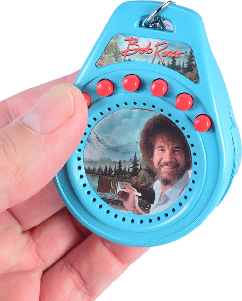 World's Coolest Bob Ross Talking Keychain, Multicolor, Small...