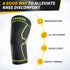 CAMBIVO 2 Pack Knee Brace, Knee Compression Sleeve for Men and Women, Knee Support for Running, Workout, Gym, Hiking, Sports (Green,Medium)...