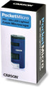 Carson Pocket Micro 20x-60x LED Lighted Zoom Field Microscope with Aspheric Lens System (MM-450),Blue...