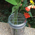 Black Metal Flower Frog Lid Insert Grid Organizer for Flower, Toothbrush, Pencils, Kitchenware, Crafts Arrangement Hold in Mason, Ball, Canning Ja...