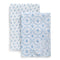 Delta Children 100% Cotton Muslin Baby Receiving Blankets for Girls and Boys – 47x47 Inches (Pack of 2), Blue Botanicals...