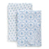 Delta Children 100% Cotton Muslin Baby Receiving Blankets for Girls and Boys – 47x47 Inches (Pack of 2), Blue Botanicals...