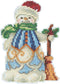 Clean Sweep Snowman Beaded Counted Cross Stitch Ornament Kit 2020 Mill Hill Jim Shore...
