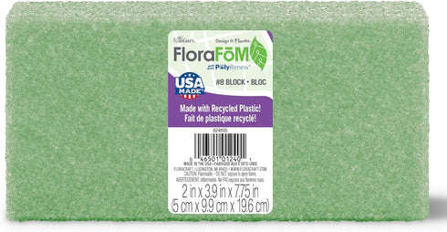 FloraCraft FloraF?M Block 2 Inch x 3.9 Inch x 7.75 Inch Green...