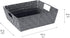 Simplify Large Shelf Woven Strap Tote, Decorative Storage Basket, Built in Handles, Organizing Accessories, Drawers, Desks, Closets, Bathroom, Bed...
