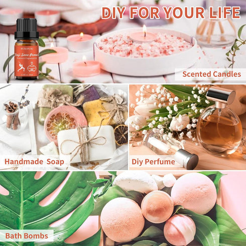 BURIBURI Fuji Snow Pomelo Hotel Scent Essential Oil, Lifestyle Hotel Collection Fragrance Aromatherapy Oil Blends, Air Freshener Hotel Collection ...