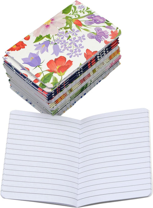 YYaaloa 48pcs Mini Notepads Pocket Notebooks, Happy Journal Small Notebooks Bulk for Party Favors School Office Home Coworkers Travel Gift Present...
