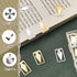 Book Line Markers 100 Count Tin Mixed Metals Bookmarkers Book Page Markers Arrow Bookmarks Gold Silver Book Marker Clip for Reading Teachers Stude...