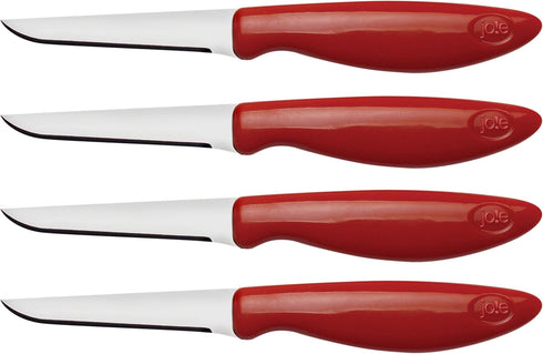 Joie 26028 Stainless Steel Flexible Paring/Garnishing Knives (Set Of 4) Colors Vary...