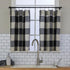 SKL Home Grandin Cafe Curtain Tier Pair, 57x24, Black/Natural...