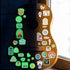 Inspirational Quotes Water Bottle Stickers for Kids Glow in The Dark, 72 PCS Vinyl Be Kind Stickers Pack for Laptop, Cute Skateboard Phone Case De...