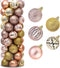 45Pcs 6cm/2.36inch Christmas Balls Glitter Ornaments Set, Shatterproof Plastic Xmas Tree Hanging Ornament, Christmas Decorations Balls for Holiday...