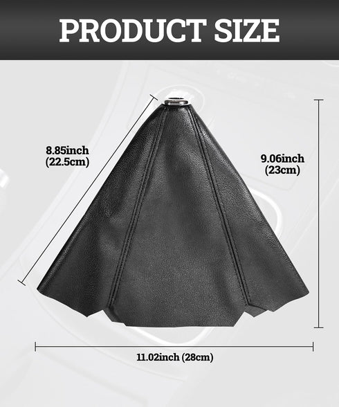 Universal Car Shift Knob Dust Cover,Retainer Stick Shift Sleeve Gear Shifter Boot,Auto Manual Gear Gaiter Cover,Car Gear Stick Gaiter,Fit for Most...