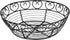 Winco WBKG-8R High Wire Fruit Basket, 8-Inch Round x 2.25-Inch, Black,Medium...