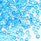 Blue Transparent Beads Size 6/0 Crafts Glass Seed Beads 4mm for Jewelry Making (Total About 100g About 1200pcs)...