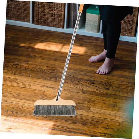 Outdoor Broom for Floor Cleaning: 35 Inch House Brooms for Sweeping Indoor Soft Bristle Broom Household Angle Brooms for Garage Patio Home Kitchen...