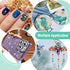 Snewvie Diamond Painting Pen Accessories Tools Set,3PCS Glitter Diamond Art Pen and 12Pcs Green Metal Screw Thread Multi Placer Tips,Resin Diamond...