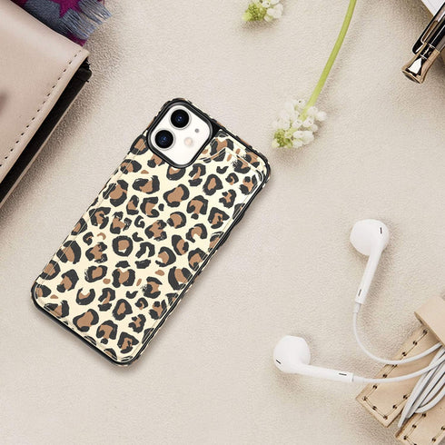 LETO for iPhone 12 Pro Case,iPhone 12 Case,Flip Folio Leather Wallet Cover with Fashion Flower Designs for Girls Women,Built-in Card Slots Kicksta...