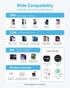 Anker 315 Wireless Charger (Pad), 10W Max Fast Charging - Compatible with iPhone 15/14/13 Series, Samsung S22, AirPods, Samsung Buds, Google Buds,...