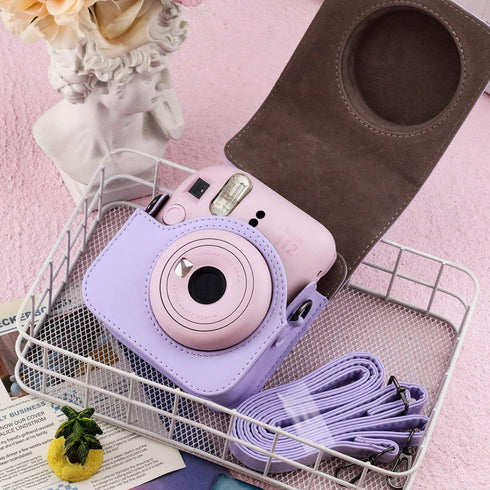 Frankmate Protective Case Compatible with Fujifilm Instax Mini 12 Instant Film Camera with Accessory Pocket and Adjustable Strap...