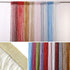 Decorative Door String Curtains Wall Panel Tassels Blinds Room Divider for Wedding Party Restaurant Home (Black, 39.4" x78.7")...