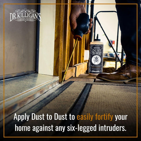 Dr. Killigan's Dust to Dust Insect Powder - Plant-Powered Diatomaceous Earth Alternative - Insect Killer for Indoor & Outdoor Use - Residual Formu...