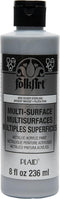 FolkArt Multi Surface Specialty Effect Paint in Assorted Colors (8 oz), Metallic Sterling Silver...