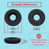 Ear Pads for Jabra Headset, Foam Ear Cushions Replacement Headphone Covers for Jabra PRO 920 930 9470 9400BS GN2000 Biz 1500 1900 2300 2400II Plan...
