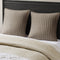 INK+IVY Pillow Sham Only Bed Skirt&SHAM, 26"x26", Quilted Taupe...