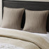 INK+IVY Pillow Sham Only Bed Skirt&SHAM, 26"x26", Quilted Taupe...