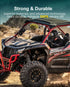 ALIENSX Heavy-Duty Portable Speaker Mount for Most Wireless Bluetooth Speakers, Compatible with Golf Carts, Bikes, ATVs, UTVs, Boats, Wakeboard To...