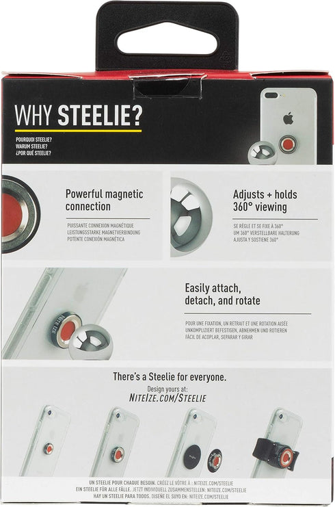 Nite Ize Original Steelie FreeMount Vent Kit - Adjustable Magnetic Bracket + Car Vent Mount for Smartphones...
