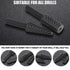 Rotary Drill Bits Set Wood Carving File Rasp Drill Bit of 5Pcs, 1/4" 6mm Shank Tool Power Tools Woodworking Chisel Shaped Rotating Embossed Grindi...