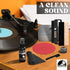 Vinyl Record Cleaning Kit - Vinyl Cleaner for Records, includes Soft Velvet & Carbon Fiber Record Cleaning Brush, Record Cleaning Solution, Microf...