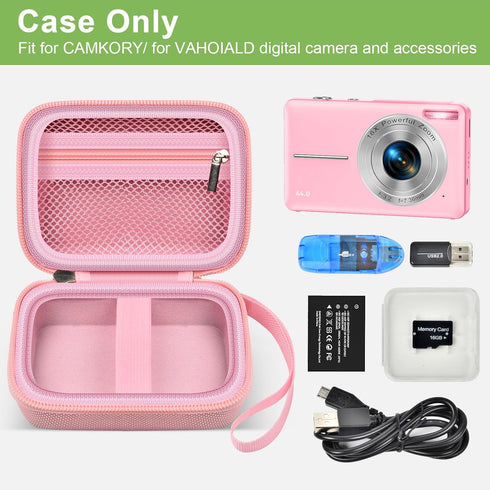 Digital Camera Case Compatible with VAHOIALD FHD 1080P/ for CAMKORY Digital Point and Shoot/for KODAK PIXPRO FZ45-BK 16MP Vlogging/for IWEUKJLO/fo...
