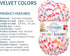 Velvet Colors (3- Skeins Pack) Chenille Blanket Amigurumi Yarn for Crocheting and Knitting Super Bulky 3x100 gr (3x131 yds) (10221)......