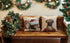 Tache 2 Piece Christmas Companions Cat Dog Holiday Festive Throw Pillow Cushion Covers...