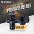 Rexka 40pcs Rear Front Bumper Cover Fender Grille Under Cover Push-Type Retainer Clip Fastener Rivet 91505-TM8-003 for Honda Acura...