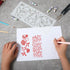 10 Pieces Flower Stencils for Painting, Ymapinc Leaf Stencil Floral Template Reusable Furniture Wall Canvas Decorative Stencils for Wood DIY Art C...