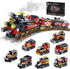 Transforming Train Building Block Toys for Boys Girls Aged 6-12.Steam Train or 8 Locomotive Models or Train Warrior Robot.Wheeled Train Toys.8in2 ...
