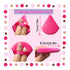 14 Pieces Powder Makeup Sponge Made of Cotton Velour Triangle Powder Puff Washable Reusable,Black+Red...