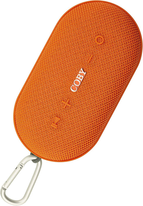 Coby Portable Bluetooth Speaker | IPX-5 Waterproof Wireless 12W Speakers | Loud HD Sound Quality | Rugged Outdoor Speaker for iPhone, Smartphone, ...