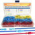 120pcs Male and Female Spade Connectors 24-10 Gauge Nylon Fully Insulated Wire Quick Disconnect Electrical Crimp Terminals Connector Assortment Se...