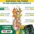 Dandelion Root Supplement 7500mg 6in1 for Digestion, Heart Health & Immune - Blended with Ginger, Turmeric Curcumin, Ceylon Cinnamon, Lemon Balm &...